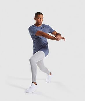 Amazon.co.jp: GymShark ジムシャーク ARK Tシャツ エーゲブルー L