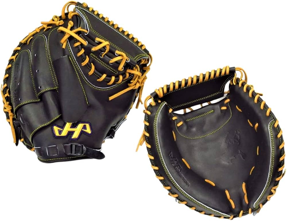 最終値下げ！ハタケヤマ 甲斐拓也モデル キャッチャーグローブ 黒金