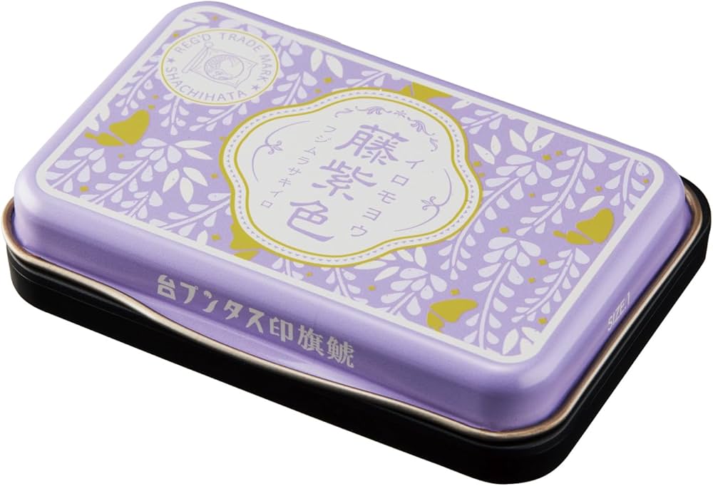 Amazon | シャチハタ いろもよう 1925 藤紫色 HAC-1A-LV | 朱肉