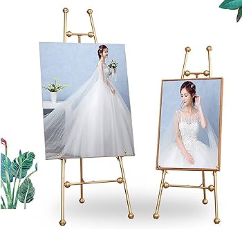 Amazon.co.jp: イーゼルスタンドメタルアート油絵ディスプレイスタンド