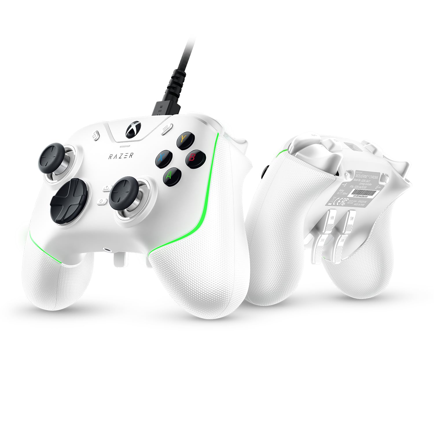 Amazon.com: Razer Wolverine V2 Chroma White USB Gamepad Analogue