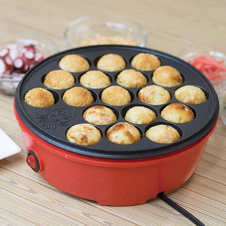 Amazon | たこやき器 [品番]08-1201 COK-E-T65-AH-R | オーム（OHM