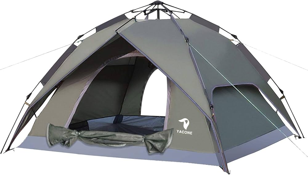 Amazon.co.jp: YACONE テント ワンタッチテント 2WAY テント 3～4人用