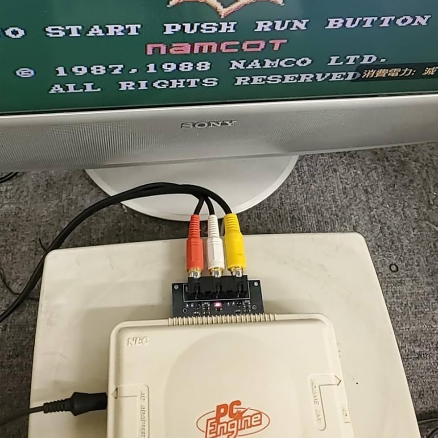 Amazon.co.jp: VISPREA PCエンジン 用 AVブースター AV Booster AV出力