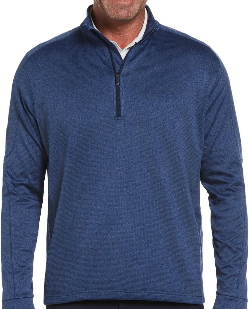 Amazon.com: Callaway Men's Midweight Waffle Knit Fleece 1/4 Zip