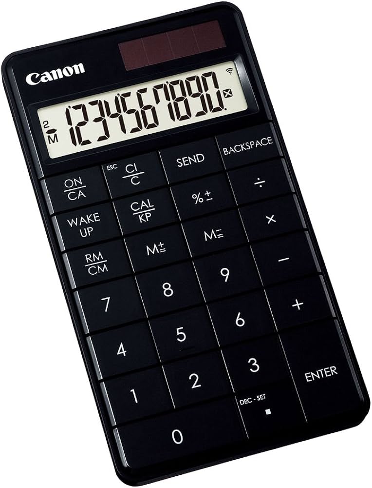 Amazon | キヤノン テンキー電卓 X Mark I KRF ブラック | ビジネス