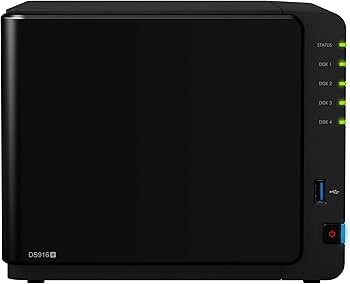 Amazon.co.jp: Synology DiskStation DS916+ 2GBメモリモデル 4ベイ