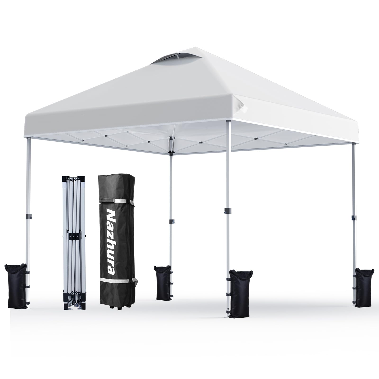 Amazon.com: Nazhura 10' x 10' Pop Up Canopy Tent with Sand Weight