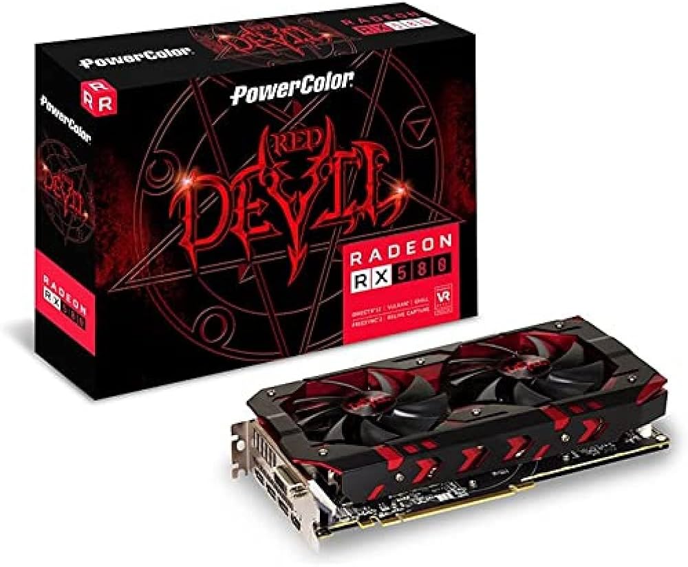 Amazon | PowerColor ビデオカード AMD RADEON RX580搭載 AXRX580