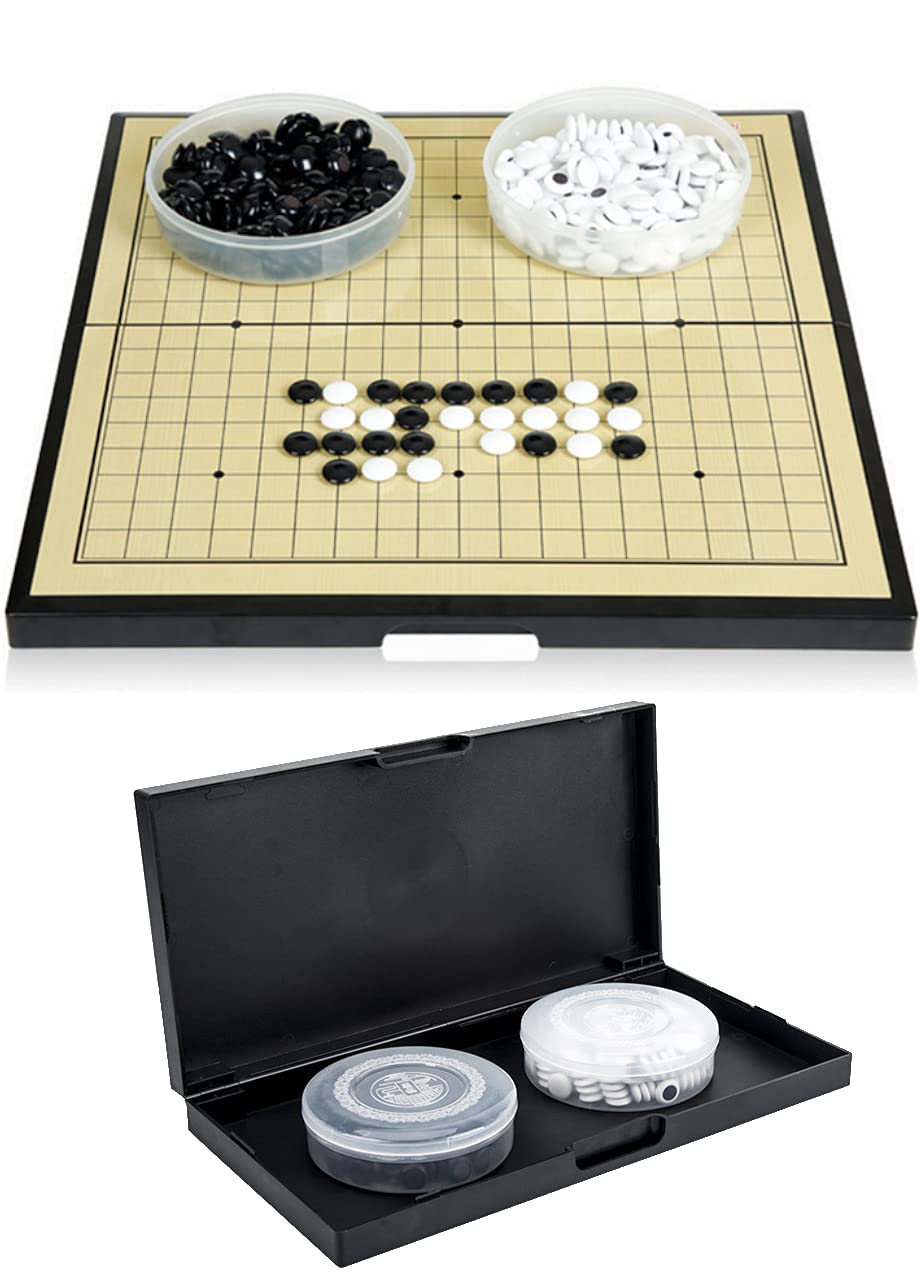 Amazon | 囲碁 ポータブル 囲碁盤 折りたたみ 囲碁セット マグネット