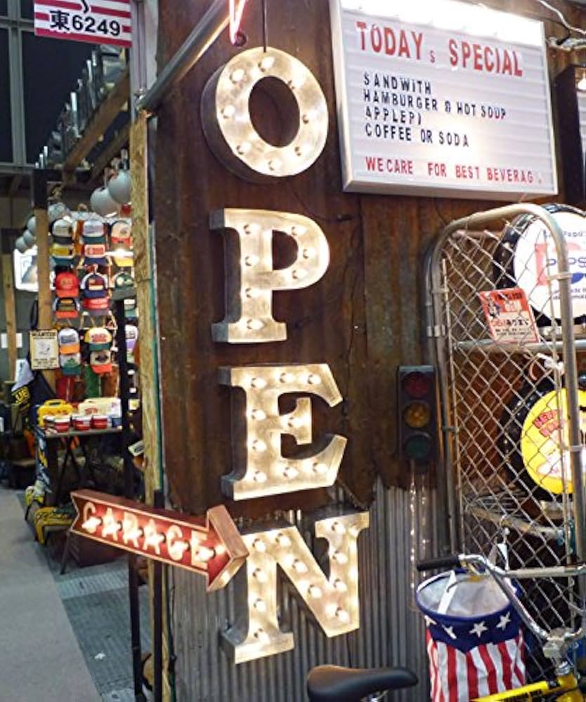 Amazon.co.jp: アメリカンダイナーランプ！（ガルバナイズ/シルバー