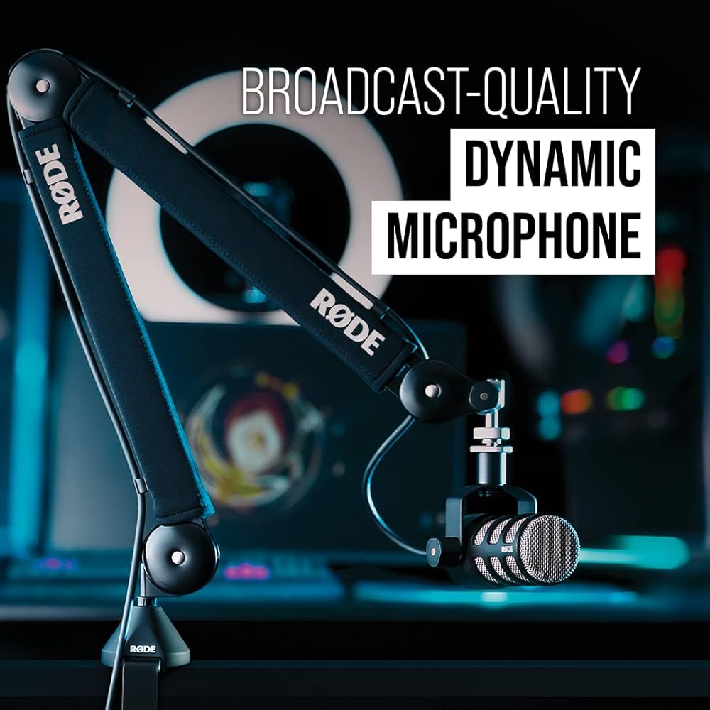 Rode Podmic Dynamic Unidirectional Podcasting Microphone With