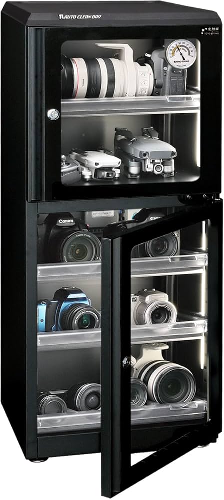 Amazon | 東洋リビング 防湿庫 オートクリーンドライ 137L ブラック ED