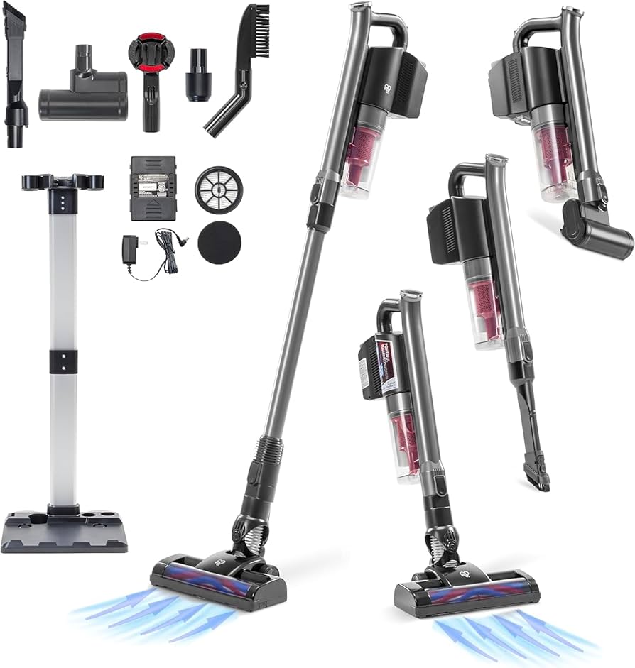 Amazon.com - IRIS USA Cordless Cyclone Vacuum Cleaner w/Motorized