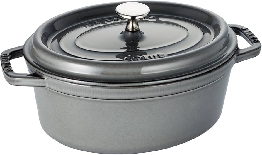 Amazon｜staub ストウブ 「 ピコ ココット オーバル グレー 23cm