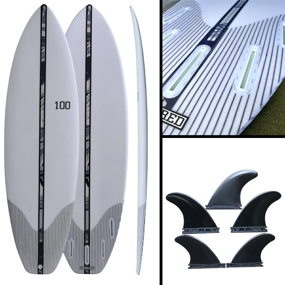 Amazon | HUNDRED ハンドレッド サーフボード ショートボード5'10