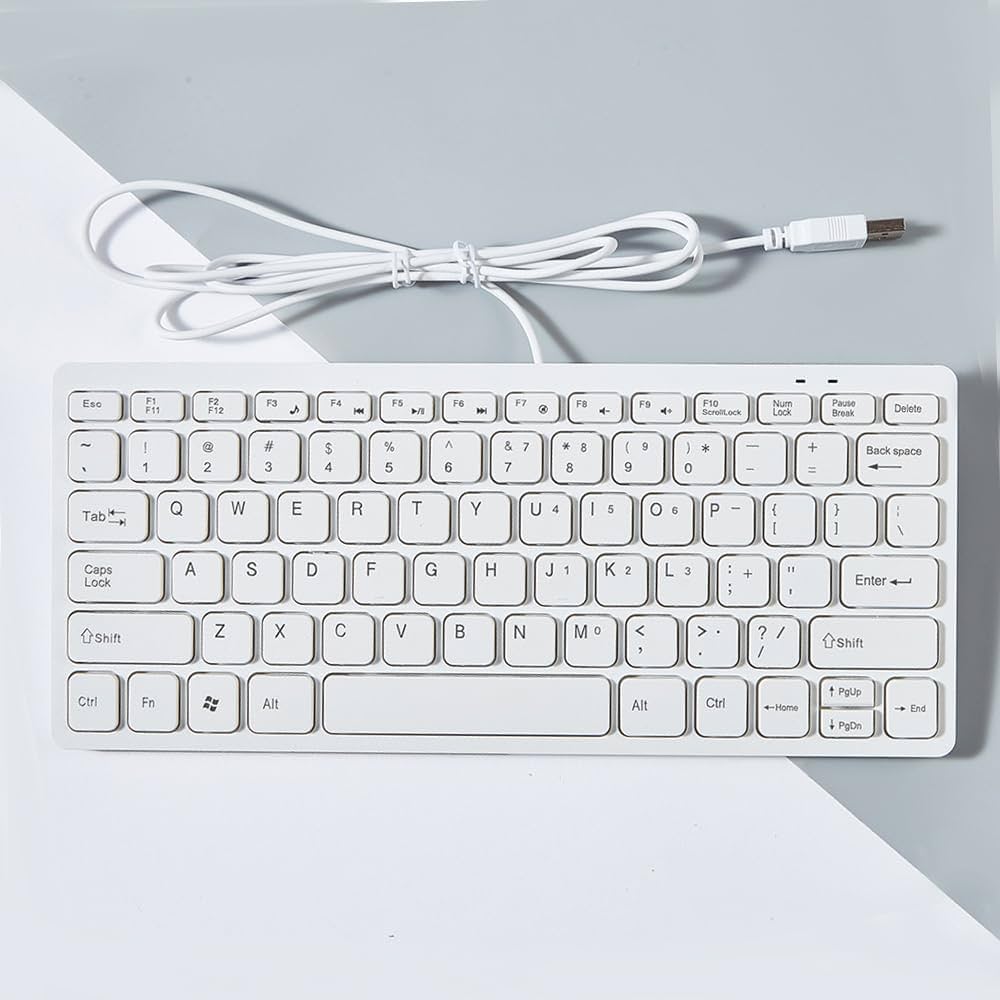 Amazon | USB有線キーボード コンパクト パンタグラフ メンブレン 英語