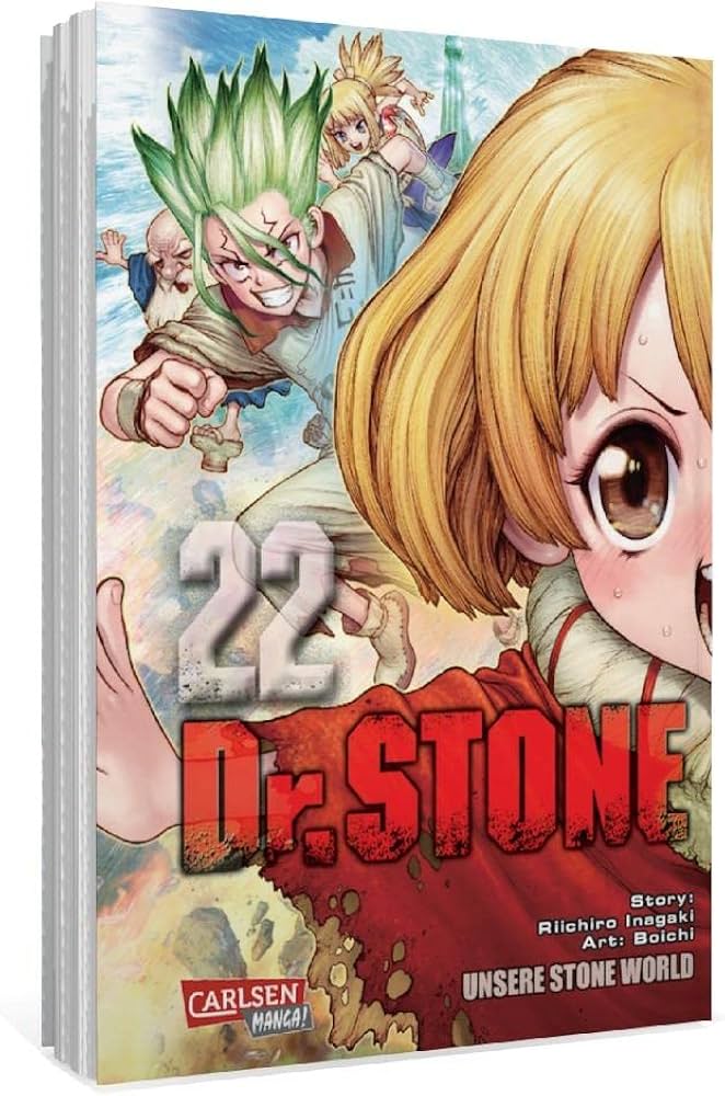 Amazon | Dr. Stone 22: Verrueckte Abenteuer, Action und