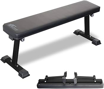 Amazon | FIELDOOR 折りたたみフラットベンチ【ブラック】 ダンベル