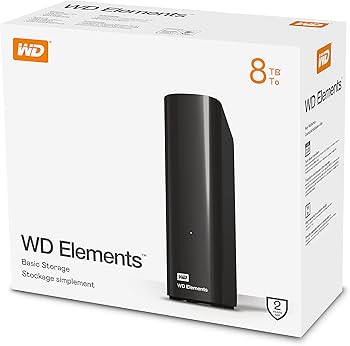 Amazon.com: WD 8 TB Elements Desktop External Hard Drive - USB 3.0