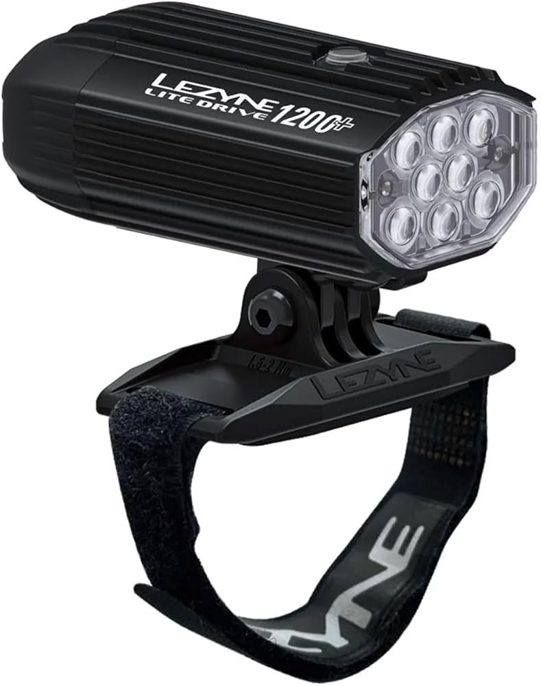 Amazon.com : LEZYNE Helmet Lite Drive 1200+ Front USB-C