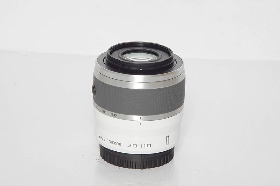 Amazon.com : Nikon 1 NIKKOR 30-110mm f/3.8-5.6 VR (White) : Camera