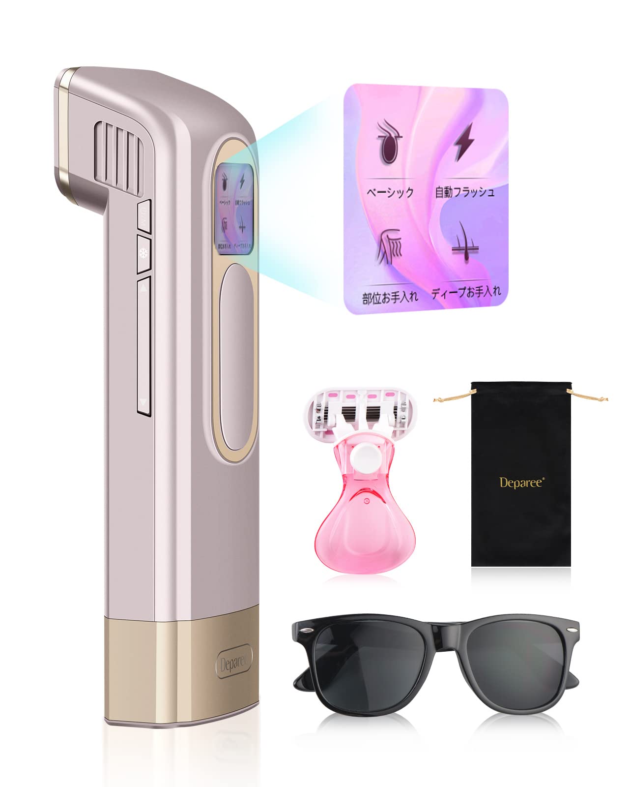 Amazon | 脱毛器 冷感 最大出力21J だつもうき脱毛器 メンズ