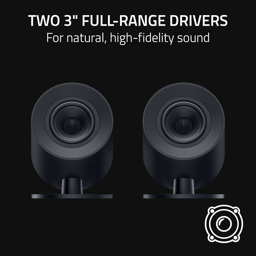 Amazon.com: Razer Nommo V2 X - Full-Range 2.0 PC Gaming Speakers
