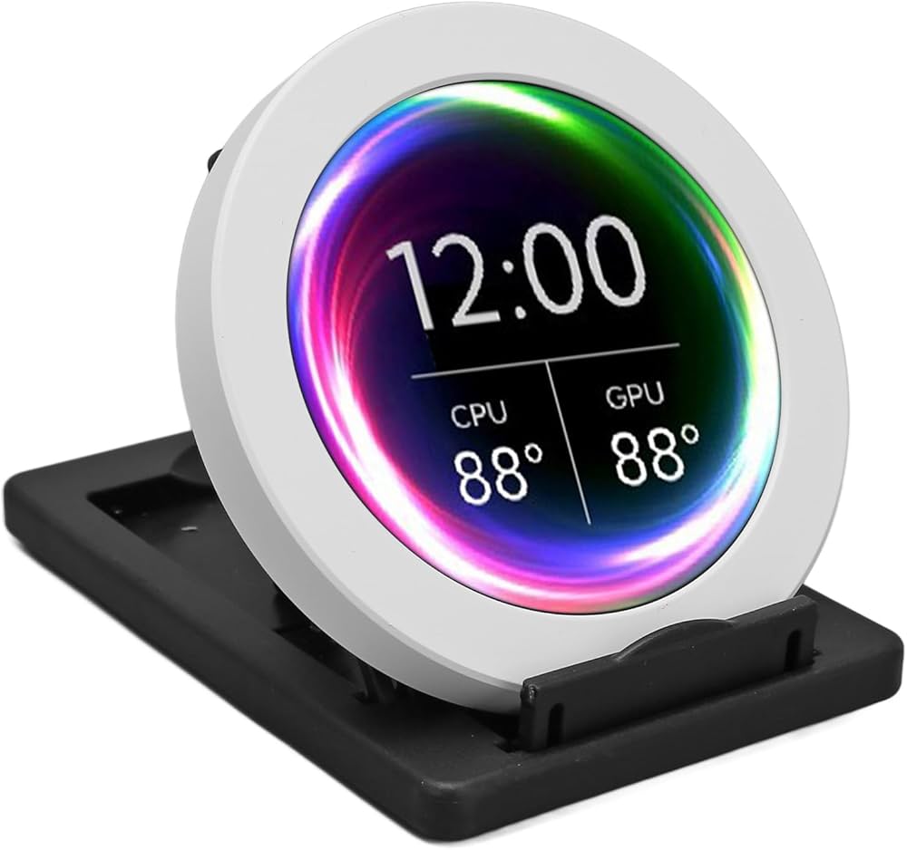 Amazon.co.jp: 2.8 インチ AIO PC 温度モニター、CPU クーラー LCD