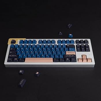 Amazon.com: Blue Samurai Keycaps 129 Keys Cherry Profile Dye Sub