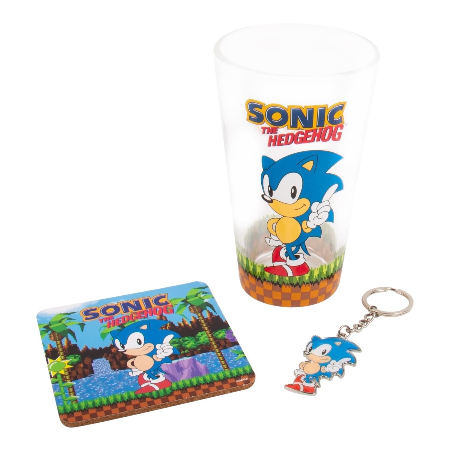 Amazon.co.jp: Fizz Creations SonicThe Hedgehog キーリング、ガラス