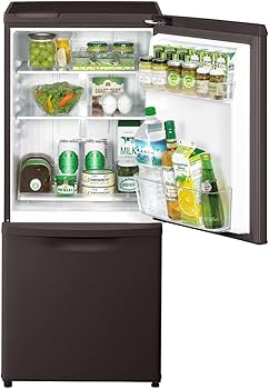 Amazon | パナソニック 冷蔵庫 幅48cm 138L 右開き NR-B14HW-T マット