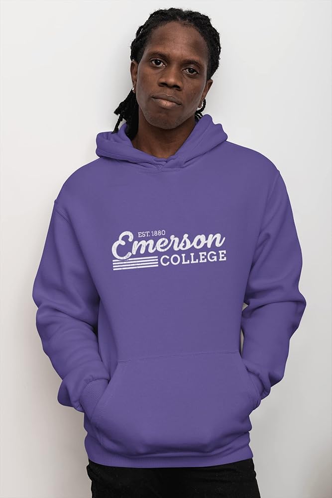 Amazon.com: CreateMyTee Vintage Emerson College Unisex Hooded
