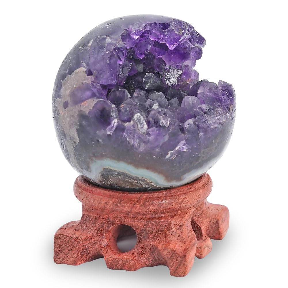 Amazon.co.jp: アメジスト 笑口 丸玉 5.5cm 天然石 パワーストーン