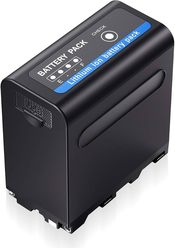 Amazon | NP-F970交換バッテリー6600mAh Sony NP F970,F750,F960,F530