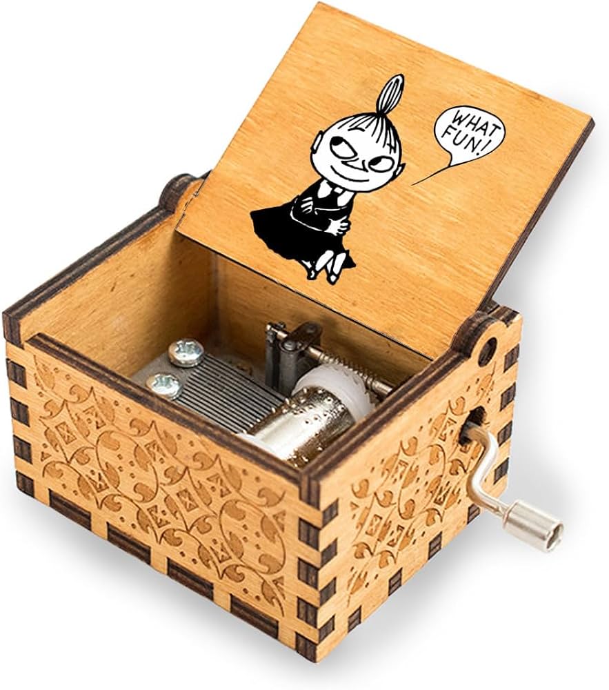 Amazon.co.jp: ムーミン リトルミイ オルゴール 音楽ボックス 木製