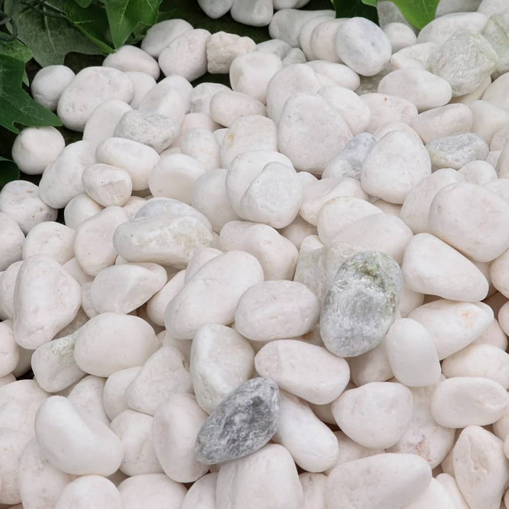 Amazon | 東海砂利 白玉石 30mm 20kg×20袋 (400kg) 庭 砂利 ホワイト