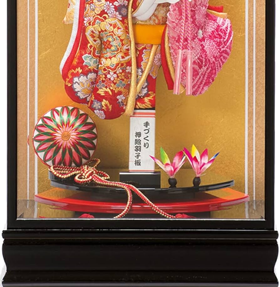 Amazon | 平安豊久 羽子板 初正月 ケース飾り 羽子板 春日 13号 | 正月