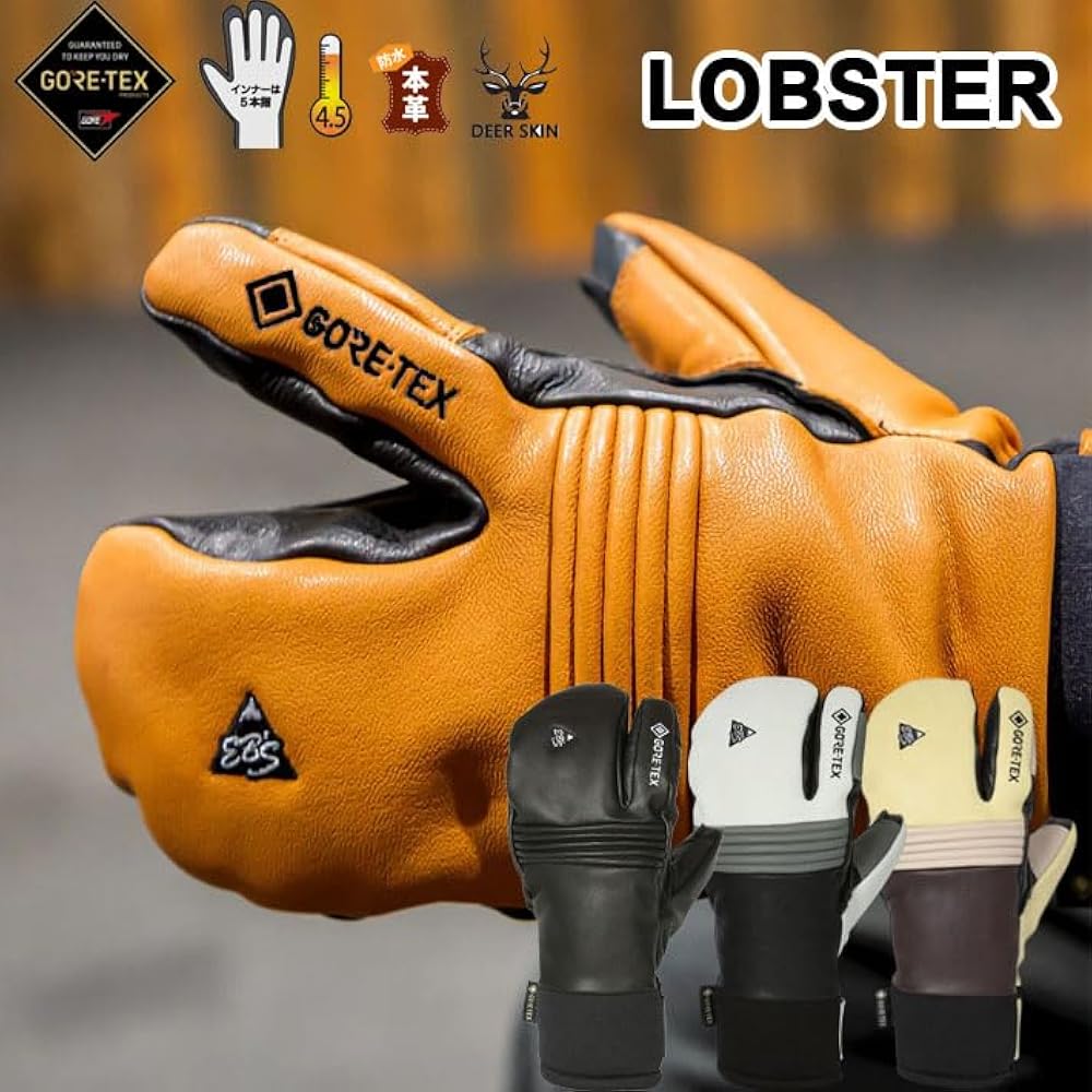 Amazon.co.jp: 25-26 eb's スノーボード ミトングローブ ゴアテックス