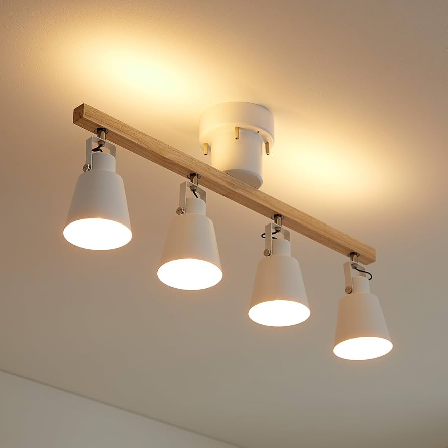 Amazon.co.jp : LOWYA ロウヤ シーリングライト 4灯 led スポット