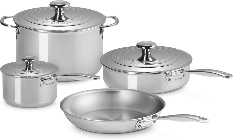 Amazon.co.jp: Le Creuset 7点セット - ステンレススチール : ホーム