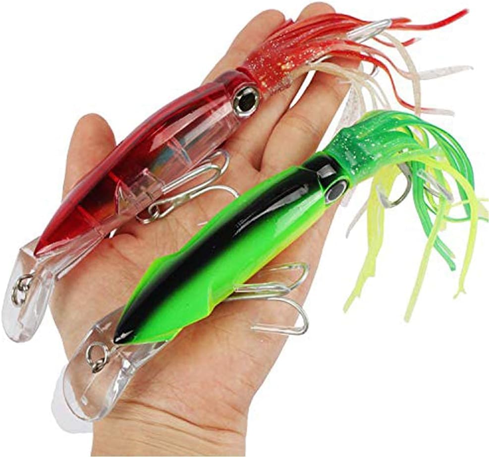 Amazon.co.jp: カジキ イカ 型 ルアー マグロ 6カラー 釣り ルアー