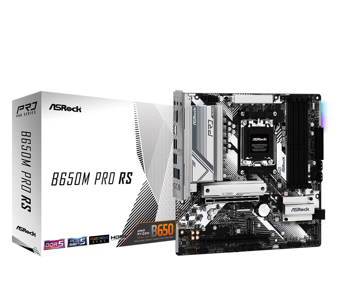 Amazon.co.jp: ASRock マザーボード B650M Pro RS AMD Ryzen 7000