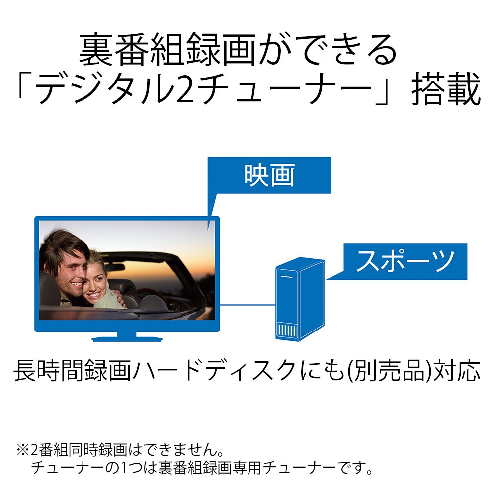 Amazon | シャープ 32V型 AQUOS ハイビジョン 液晶テレビ 外付HDD対応
