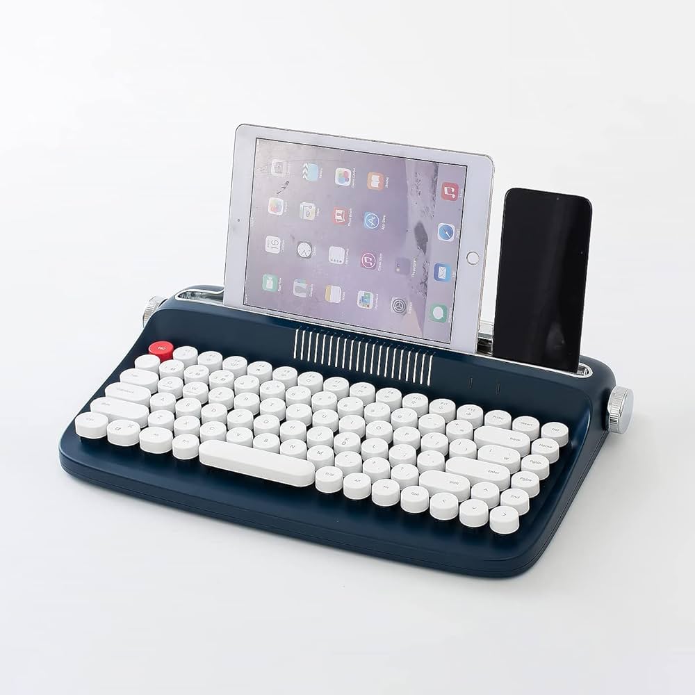 Amazon.co.jp: YUEFAN-Actto ワイヤレス Bluetoothキーボード レトロ