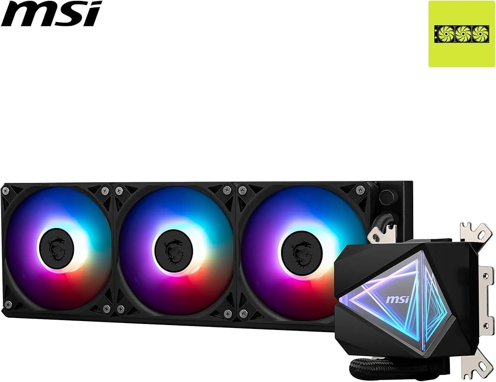 Amazon | MSI MAG CORELIQUID I360 360mm簡易水冷CPUクーラー ブラック