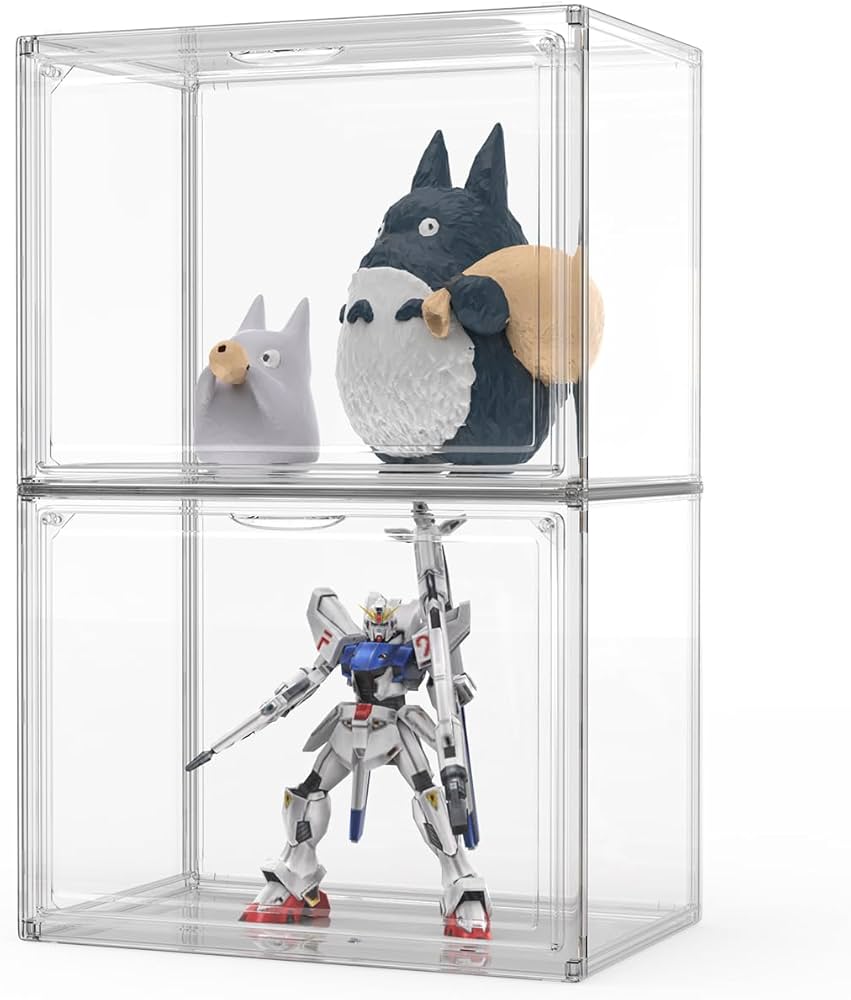 Amazon.co.jp: BriSunshine フィギュアケース 2個セット 透明