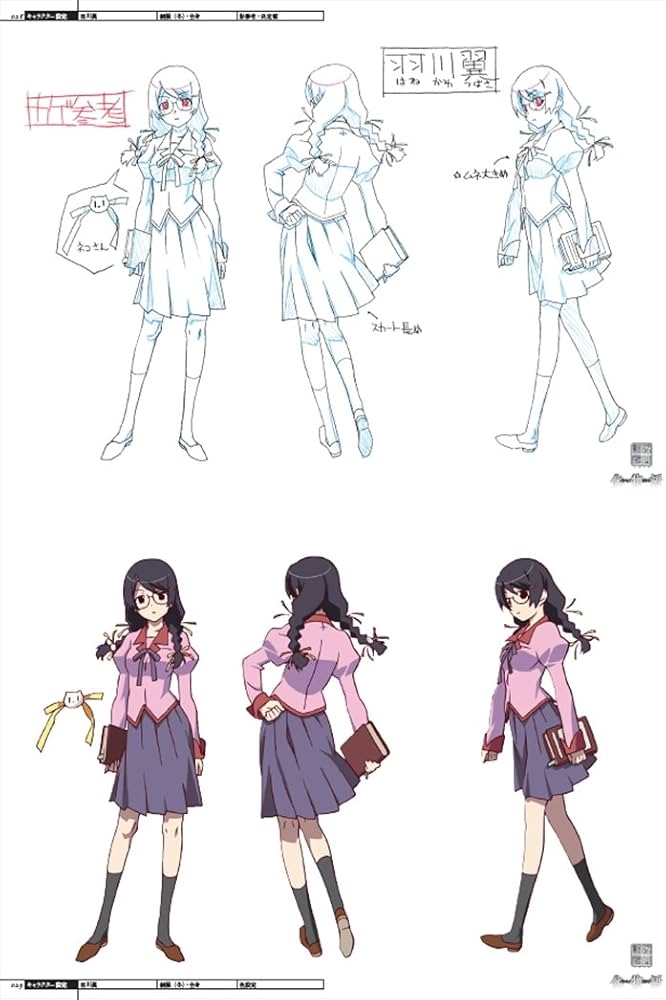 Amazon.co.jp: 化物語PRODUCTION NOTE -characters- 新装版 : 本