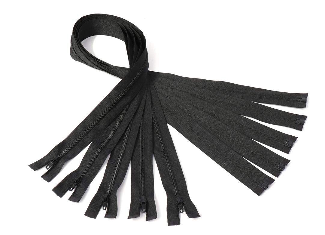 Amazon.co.jp: ナイロン 製 オープンファスナー【 ブラック 90cm 5本