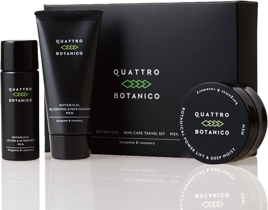 Amazon.co.jp: クワトロボタニコ お試しスキンケアセット メンズ 洗顔